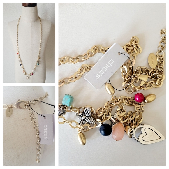 Chico's Jewelry - NWT Chico's Charm Necklace